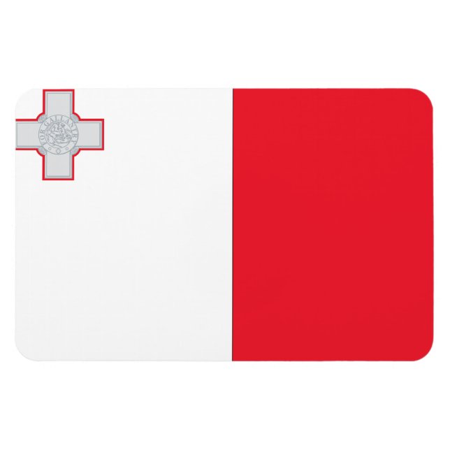 Magnet Flexible Drapeau Malte (Horizontal)