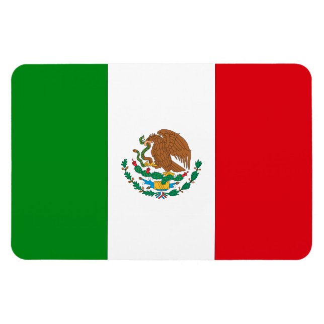 Magnet Flexible Drapeau mexicain (Horizontal)