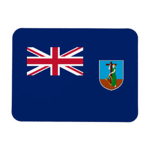 Magnet Flexible Drapeau Montserrat