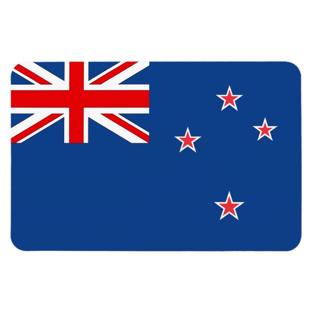 Magnet Flexible Drapeau néo-zélandais (Horizontal)
