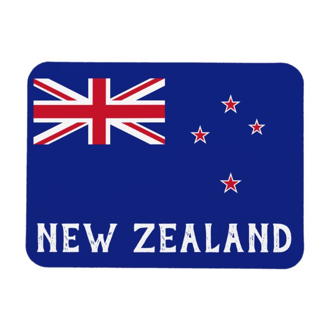 Magnet Flexible Drapeau néo-zélandais (Horizontal)