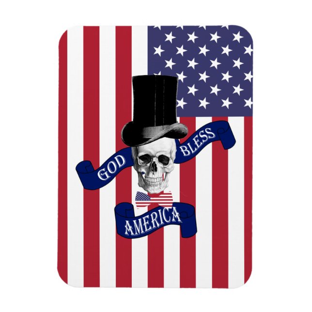 Magnet Flexible Drapeau patriotique américain (Vertical)