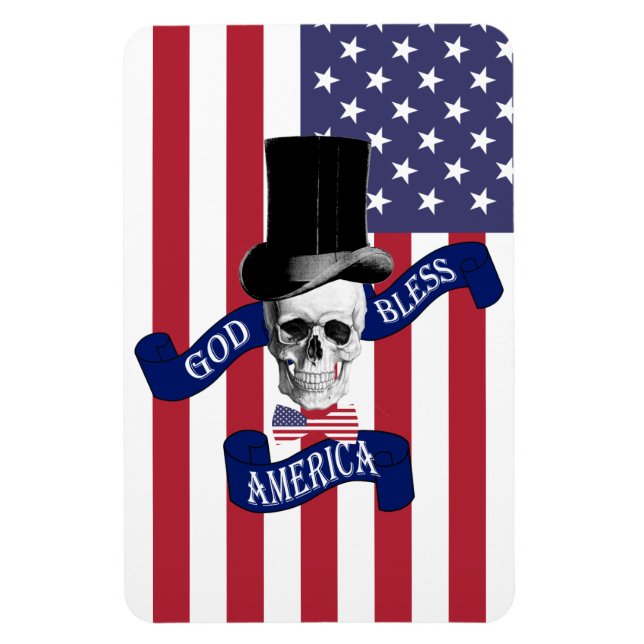 Magnet Flexible Drapeau patriotique américain (Vertical)