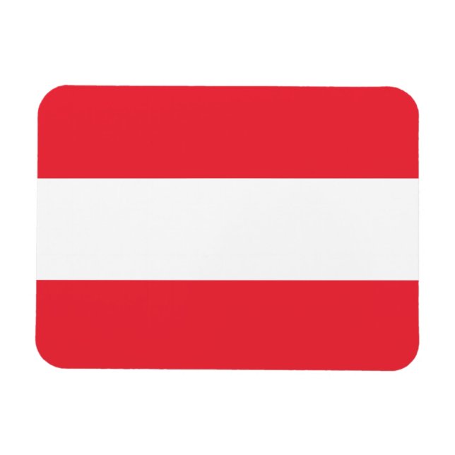 Magnet Flexible Drapeau patriotique autrichien (Horizontal)