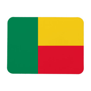 Magnet Flexible Drapeau patriotique du Bénin