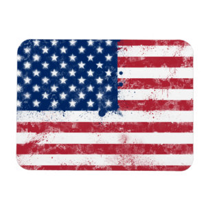 Magnet Flexible Drapeau peint des Etats-Unis