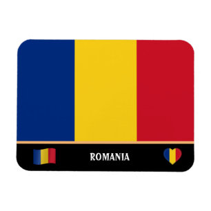 Magnet Flexible Drapeau roumain - Voyage de pays en Roumanie / Rou
