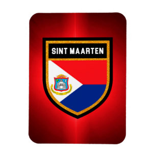 Magnet Flexible Drapeau Sint Maarten