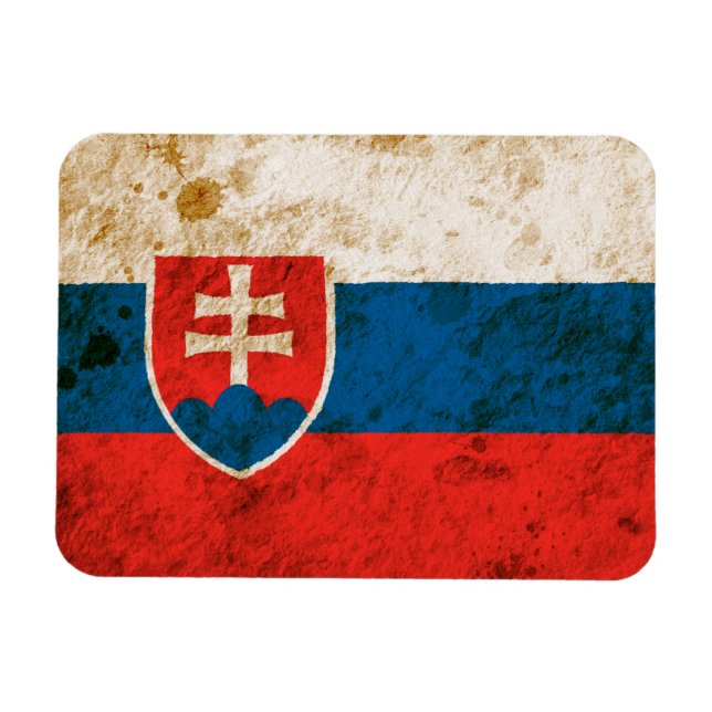 Magnet Flexible Drapeau slovaque robuste (Horizontal)