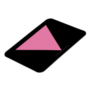 Magnet Flexible Drapeau triangle rose de SlipperyJoe's symbole ros