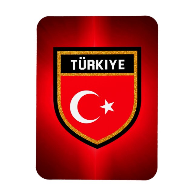 Magnet Flexible Drapeau turc (Vertical)