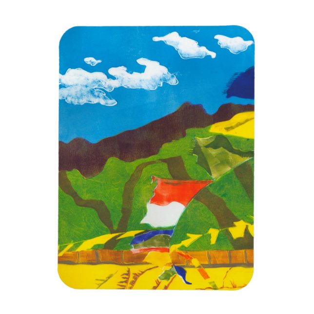 Magnet Flexible Drapeaux de prière II (Vertical)