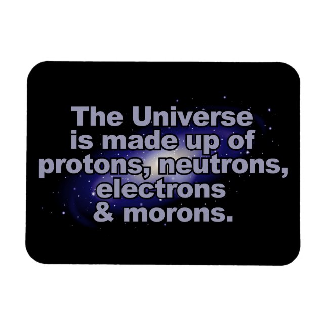 Magnet Flexible Drôle aimant "L'Univers" (Horizontal)