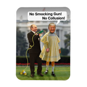 Magnet Flexible Drôle Donald Trump Poutine Fumer la plaisanterie d