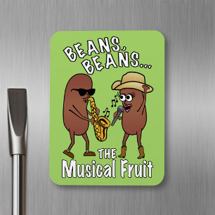 Magnet Flexible Drôle Fête des pères Bean Farting Plaisanterie