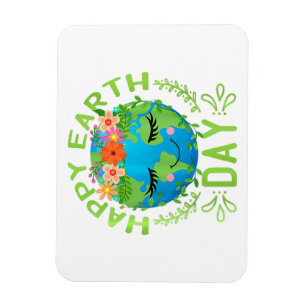 Magnet Flexible Drôle Jour des terres Citation Terre Cool Joyeux J