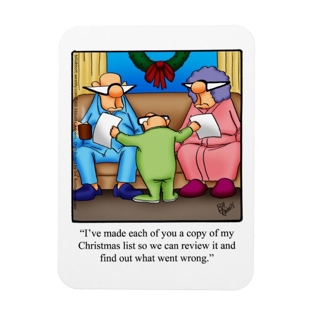 Magnet Flexible Drôle Noël Humour magnétique cadeau (Vertical)