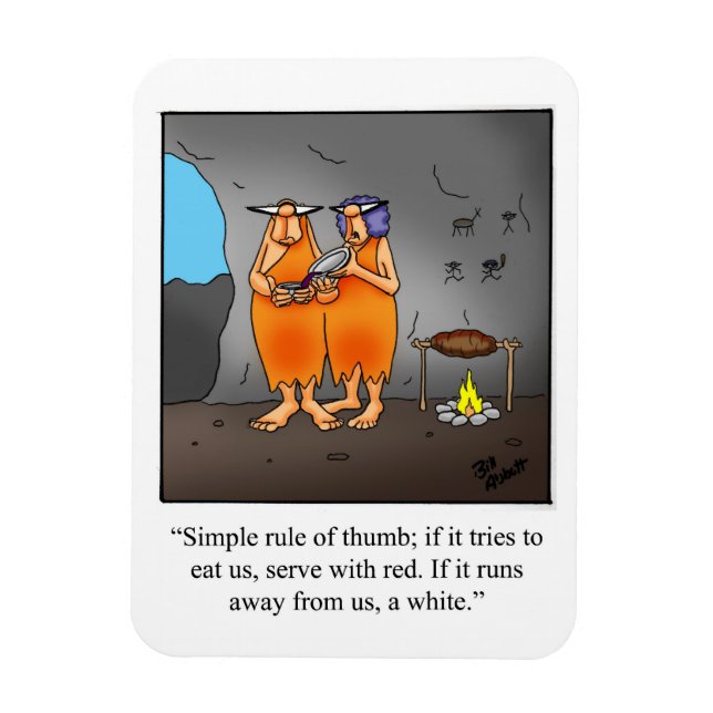 Magnet Flexible Drôle Vin Humour magnétique cadeau cadeau (Vertical)