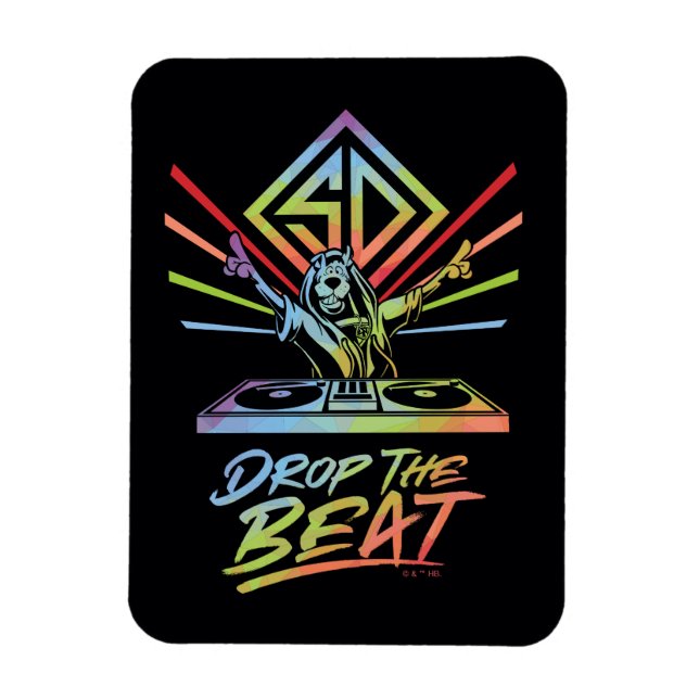 Magnet Flexible Drop the Beat : DJ Scooby-Doo (Vertical)