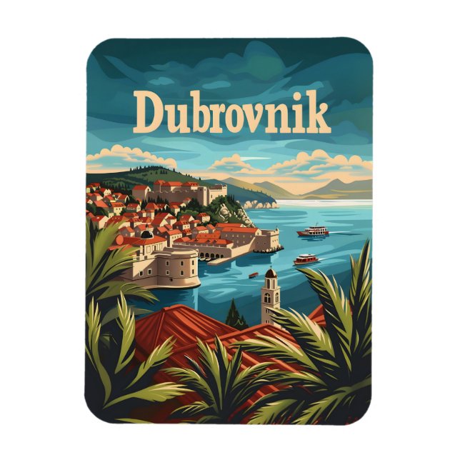 Magnet Flexible Dubrovnik Croatie (Vertical)