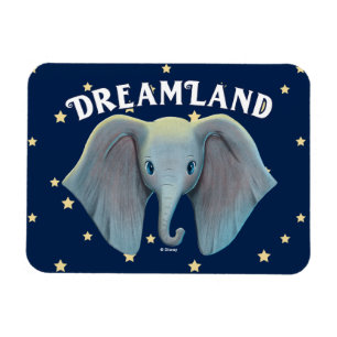 Magnet Flexible Dumbo  Beaux gros oreilles peintes Art