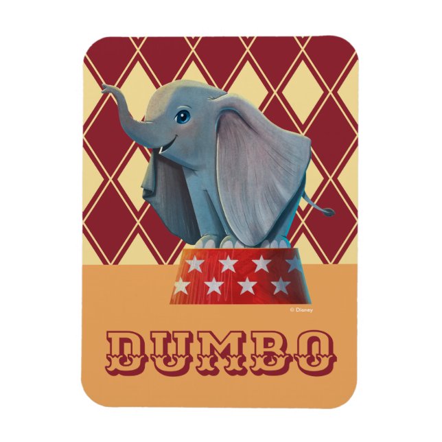 Magnet Flexible Dumbo | Podium du cirque du ciel souriant (Vertical)