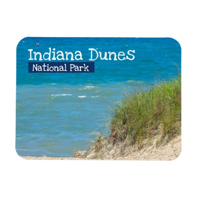 Magnet Flexible Dunes du parc national des Dunes d'Indiana (Horizontal)
