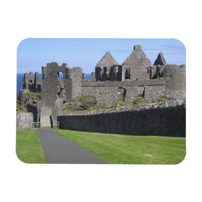 Magnet Flexible Dunluce Castle près de Bushmills et Portrush, 2 (Horizontal)