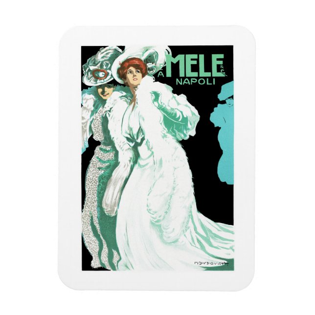 Magnet Flexible E. A. Mele ~ Femmes en blanc (Vertical)