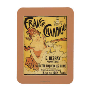 Magnet Flexible E. Debray Champagne Publicité