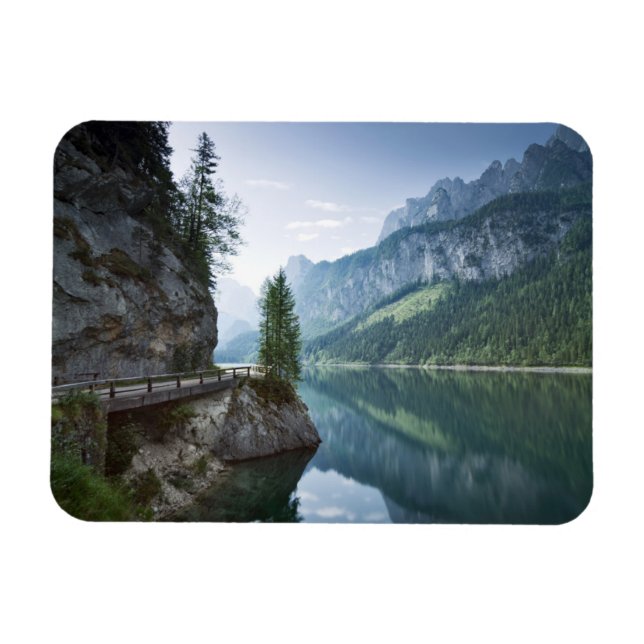 Magnet Flexible Eau | Lac Gosau Salzkammergut Autriche (Horizontal)