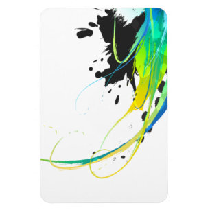 Magnet Flexible Eaux cool Abstraites Plaques de peinture