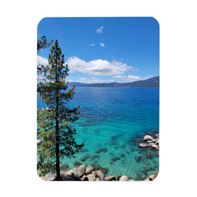 Magnet Flexible Eaux limpides du lac Tahoe (Vertical)