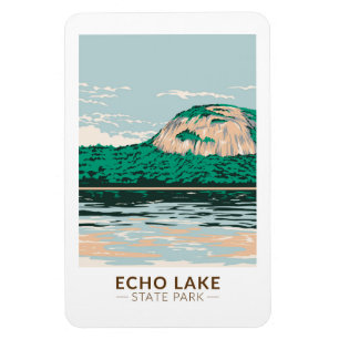 Magnet Flexible Echo Lake State Park New Hampshire Vintage