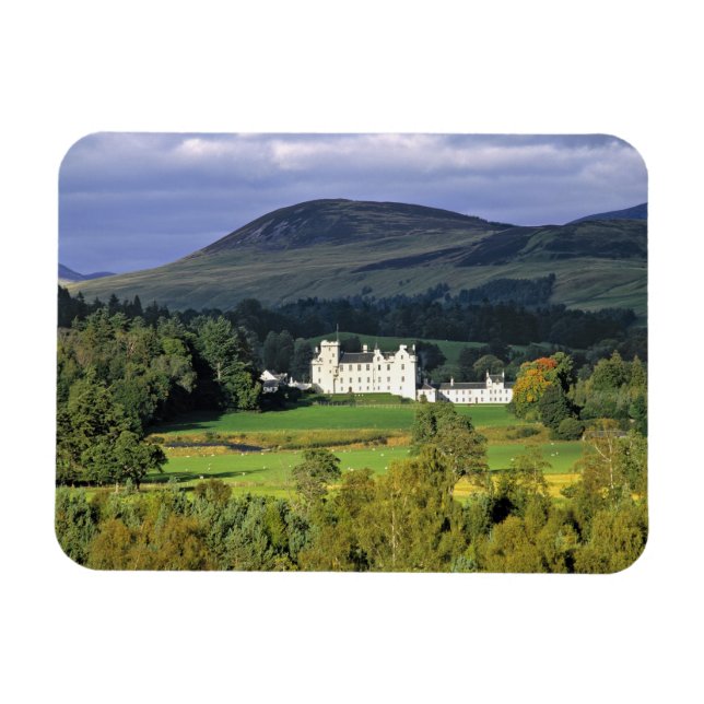 Magnet Flexible Ecosse, Tayside, Blair Castle. Dans une émeraude (Horizontal)
