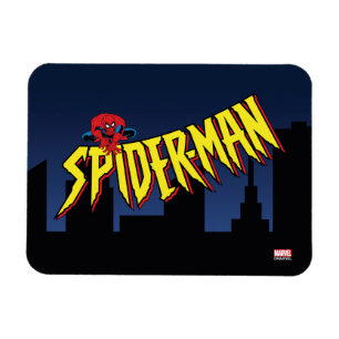 Magnet Flexible Écran de titre de la série Animée Spider-Man 90's