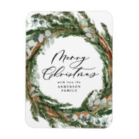 Écriture de feuille minimale moderne Noël