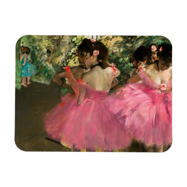 Magnet Flexible Edgar Degas - Danseurs en rose (Horizontal)