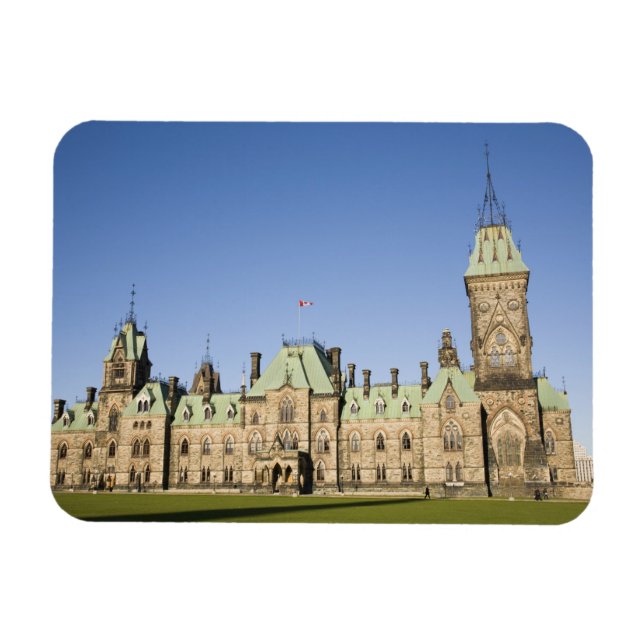 Magnet Flexible Édifice du Parlement à Ottawa, Ontario, Canada (Horizontal)