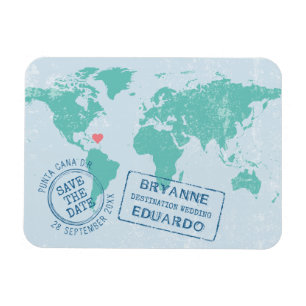 Magnet Flexible EDITABLE COLOR Save the Date