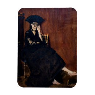 Magnet Flexible Edouard Manet - Berthe Morisot avec un éventail