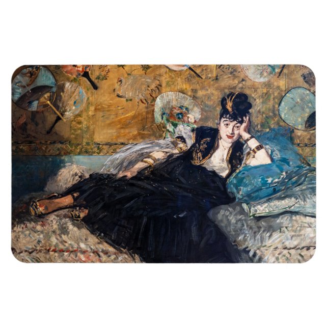 Magnet Flexible Edouard Manet - Lady avec fans (Horizontal)