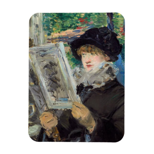 Magnet Flexible Edouard Manet - Lecture Femme (Vertical)