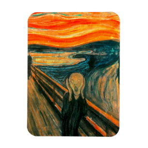 Magnet Flexible EDVARD MUNCH - le cri perçant 1893