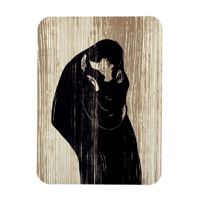 Magnet Flexible Edvard Munch - Le Kiss IV (Vertical)