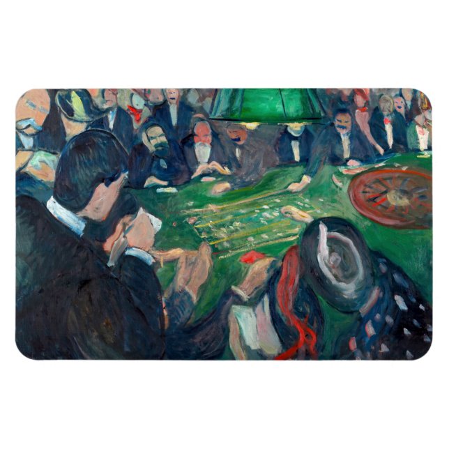 Magnet Flexible Edvard Munch - Table de roulette à Monte Carlo (Horizontal)