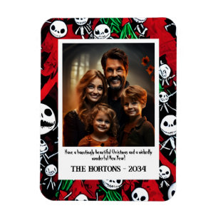 Magnet Flexible Éffrayant Halloween rencontre la carte postale pho