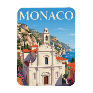 Magnet Flexible Église Sainte-Dévote Monaco