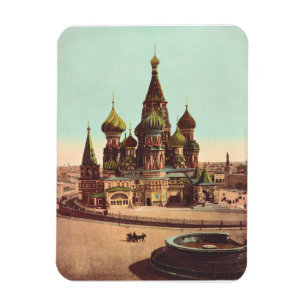 Magnet Flexible Eglise St Basil, Carré rouge Moscou