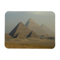 Égypte, Giza, complexe des pyramides de Gizeh, pla